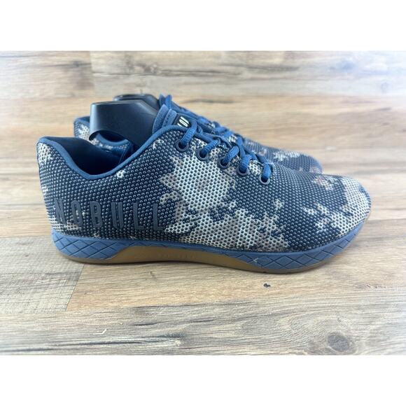 NoBull Unisex SuperFabric Trainer Blue Camo Low Shoes Size Men’s 8 Women… - Picture 2 of 9